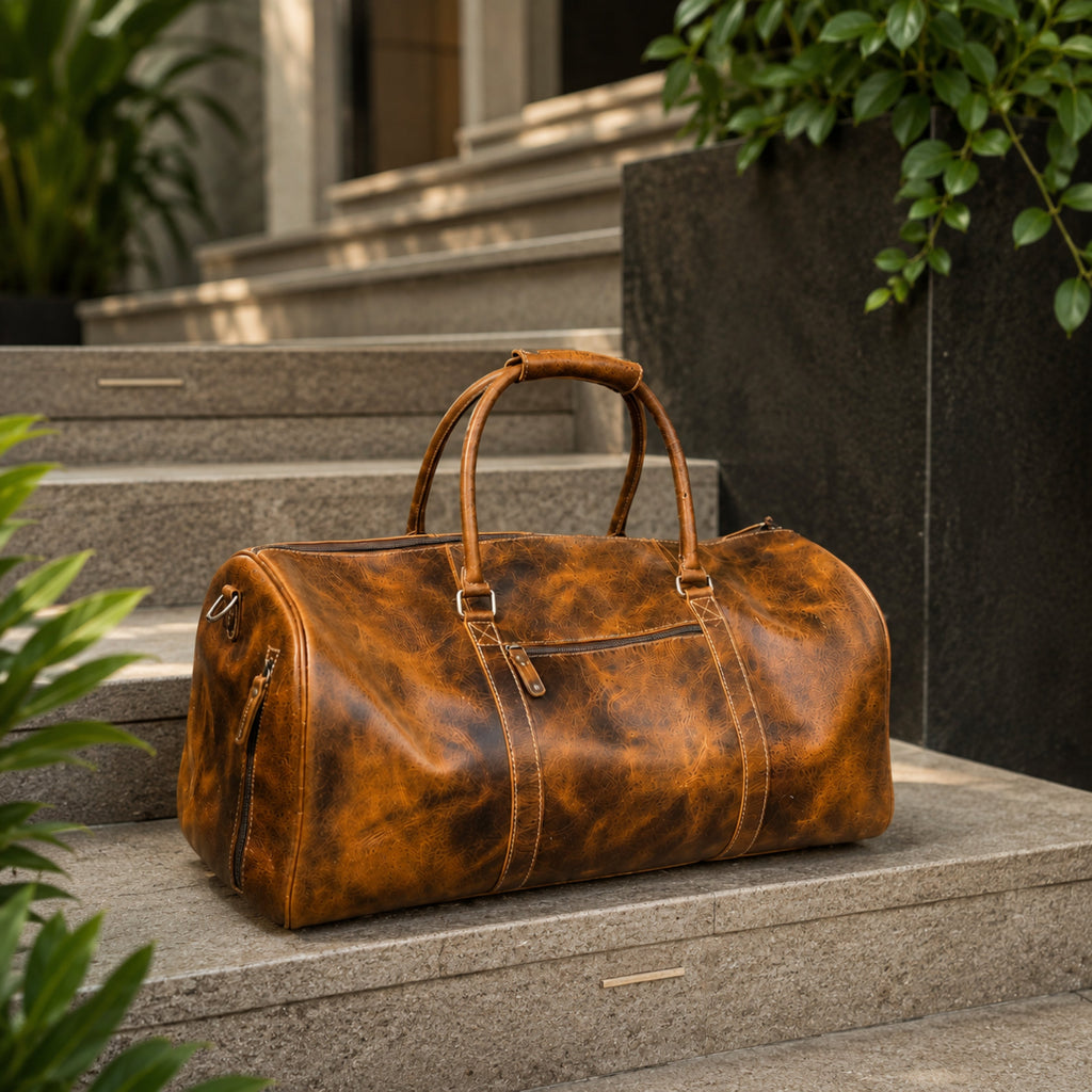 Heritage Buffalo Leather Duffel Bag